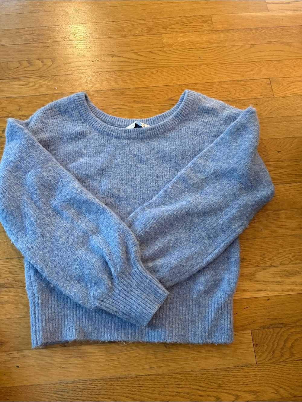 Intermix Cozy Women's Blue off shoulder Sweater